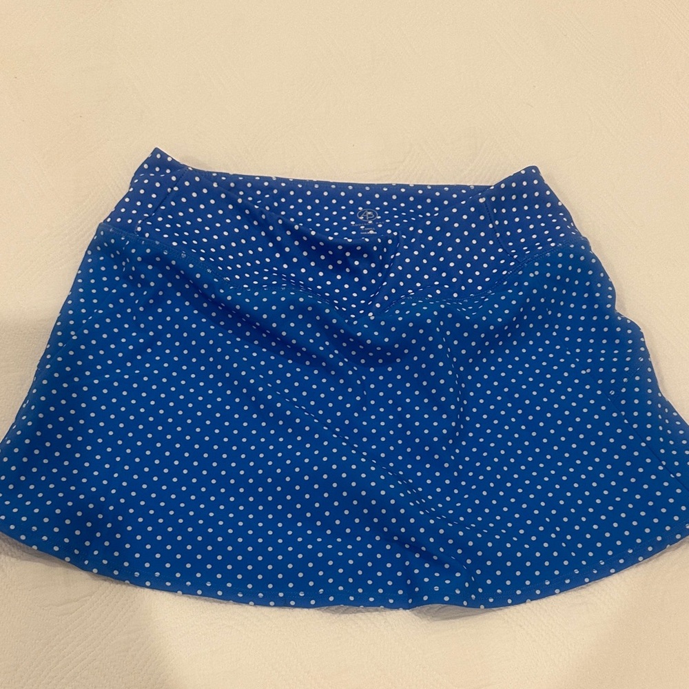 Addison Bay Navy Polka Dot Skater Skirt